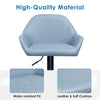 Set of 2 Barstool Kitchen Breakfast Swivel Pub Counter Gas Lift PU Leather Chair