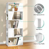 Bookcase 5-Tier Tall Bookshelf Shelving Unit Book Storage Rack for Living Room