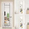 Full Length Mirror Hanging / Wall Mounted Bedroom Dressing Decor Framed 147cm