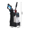 2024 Electric High Power Pressure Washer 1400W Jet Wash Gun Car Patio Cleaner