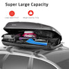 400L Cargo Box Waterproof Rooftop Cargo Carrier Heavy Duty Roof Storage Box