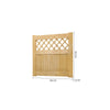Privacy Wooden Garden Gate Pedestrian Fence Gate Porch Decorative Fence Panel