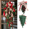 Christmas Pendant Swag Wreath Wall Door Hang Garland Xmas Tree Artificial Plant