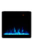 White Wooden TV Cabinet with 18 inch Electric Fireplace TV Cabinet Fireplace Set