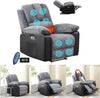 Electric Recliner Armchair 8 Point Electric Heated Massage Sofa Arm Chair Home