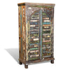 Reclaimed Wood Bookshelf Bookcase 2 Doors & 3 Shelves