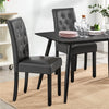 Dining Room Chairs Set of 2/4/6 Faux Leather Kitchen Chair Set with Wooden Legs