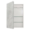 Bathroom Mirror Cabinet With LED Lights Shaver Socket Demister Illuminated 700mm