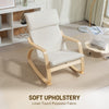Comfortable Relax Rocking Chair Upholstered Lounge Chair Recliner with High Back