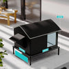 Outdoor Stray Cat House Stray Cat Shelter Nest Weatherproof Cat Door Warm
