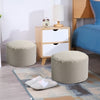 Round Bean Bag Footstool Footrest Stool Chair Pouffe Beanbag Full Filled Seat UK