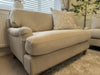 Dusk Hampshire 3-Seater, 2 Seater, Loveseat And Pouffe In Beige