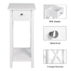 Wooden Telephone Table Plant Stand Bedside Hall Lamp Unit Side Drawer Shelf Desk