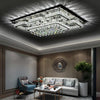 20-100cm Flush Mount Modern Square Ceiling Chandelier Crystal Light Lamp Pendant