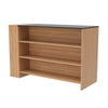 3 Tier Bar Table Cabinet Dining Table Kitchen Island 3 Storage Drawers Cupboard