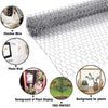 25m Welded Chicken Wire Mesh Fence Poultry Hutch Chicken Run Coop Pet Netting