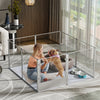 XXL Heavy Duty Dog Playpen Acrylic Panel Whelping Box Pet Crate Kennel Fence Pen