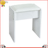 Bedroom Dressing Table Mirror with Lights Stool Makeup Vanity Set Desk，6 Drawers