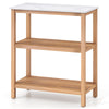 Outdoor Garden Potting Bench Table Acacia Wood Planting Workstation