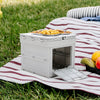 Collapsible Folding Camping Table Outdoor Plastic Storage Case Container Box Bin
