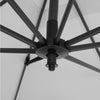 Patio Parasol Base Sets Offset Cantilever Umbrella Sun Shade Rainproof Canopy