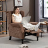 Recliner Armchair Vintage Reclining Chair Wingback Chair with Button Tufted Back