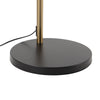 Tall Floor Lamp for Bedroom Living Room, Industrial Standing Lamp, Black Metal u
