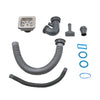1.0 Bowl Stainless Steel Kitchen Sink Washing Basin With Drainer Waste Pipe Kits