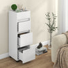 Bathroom Floor Cabinet Space-saving Bathroom Storage Cabinet w/3 Drawers