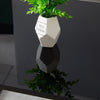 Black Tempered Glass Top Rectangle Coffee Table Side Table End Table Metal Leg