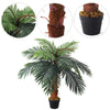 100cm Large Faux Palm Tree Fake Artificial Garden Green Plants Realistic Tree UK