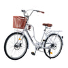 24/26inch Wheels Adult City Bike Vintage Women Bicycle 7 Speed lady Cycle Basket