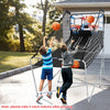 Foldable Double Shot Basketball Arcade Game Free-Throw Basketball Challenge Game