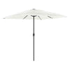 Garden Parasol with Steel White 248x248x248 S2L4