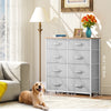 Fabric Chest of Drawers 8 Drawer Bedroom Storage Unit Clothes Organizer Dresser