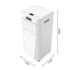 9000 BTU Portable Air Conditioner for Cooling Dehumidifier Fan, LED with Remote