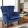 Luxury Occasional Velvet Sofa Couch Chair Seat Armchair Recliner Accent Chair UK