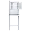 Over-The-Toilet Storage Cabinet 4-Tier Washing Machine Rack W/Adjustable Shelves