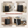 1/2x Bedside Table Cabinets w/ Charging Station Nightstand Storage Unit 3 Drawer