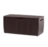 Keter Capri Deck Garden Storage Box 305 Litres Patio Outdoor - Wood Brown