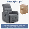 Electric Rise Recliner Chair Sofa Upholstered Armchair with Control for Disabled