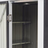 Metal 5x3FT Steel Sheds Outdoor Storage Garden Shed Pent Roof Tools Storage UK