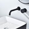 Brass Bathroom Wall Mounted Swivel Spout Sink Faucet Concealed Basin Mixer Taps