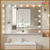 80x60cm Hollywood Mirror Dressing Table Desk Make up Mirrors with LED Light