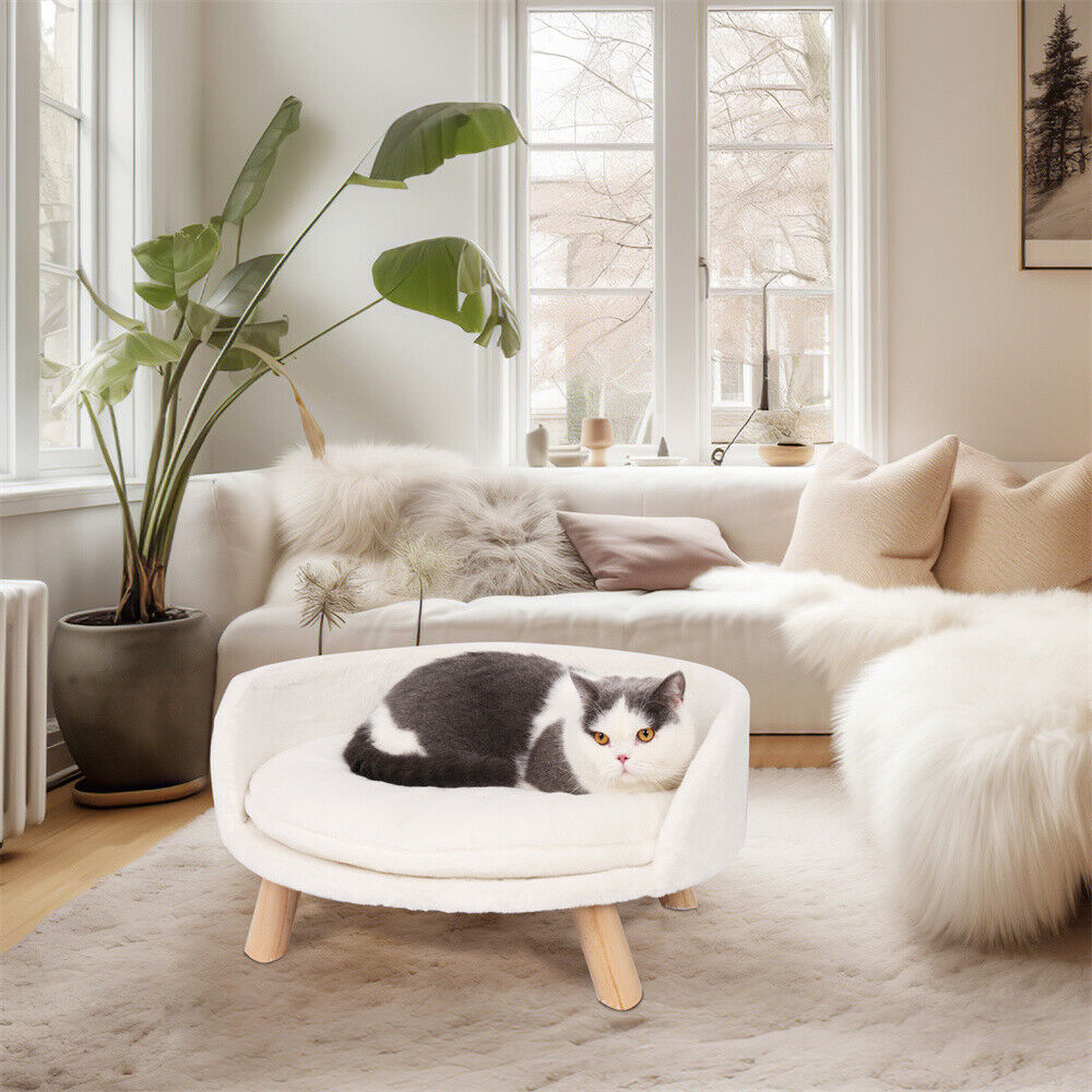 Ultra Soft Pet Bed Stool Cat Kitten Hideaway Cat House Sleeping Rest Seat Indoor