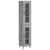 Gecheer Bookcase Storage Shelving Unit Freestanding Highboard Sideboard A1E6