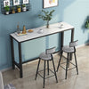 1.2m Modern Bar Table Kitchen Counter Breakfast Table Pub Cafe Dining High Table