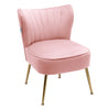 Scallop Back Armchair Cocktail Sofa Accent Seat Living Bedroom Cafe Lounge Sofa