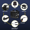 Electric MIG 130 Welder Flux Core Wire Feed Welding Machine with Face Mask