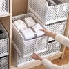 Stackable Folding Wardrobe Organiser Shelf Rack Pantry Closet Storage Box Drawer